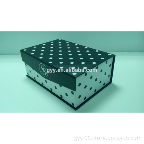 paper box with circle dot printing